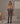 Legging en cuir stretch marron taupe – Rodier, vue 2