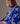 Pull col roulé jacquard - Bleu Outremer