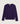 Cashmere round-neck sweater - Dark purple