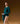 Round-neck cashmere sweater - Duck Green