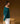 Cashmere V-neck sweater - Duck Green