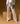 Pantalon large en cachemire - Blanc Creme
