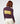 Pull col roulé court bicolore - Aubergine