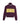 Pull col roulé court bicolore - Aubergine