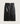Long straight leather skirt - Black