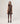 Gilet sans manches col montant - Marron Havane