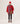 Oversized boiled wool coat - Red
