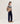 Pantalon large en cachemire - Bleu Marine