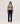 Pantalon large en cachemire - Bleu Marine