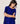 Cashmere poncho - Ultramarine Blue