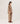 Cashmere 3/4 sleeve poncho - Camel Brown