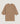 Cashmere 3/4 sleeve poncho - Camel Brown