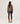 Oversized V-neck cashmere sweater - Havana Brown
