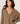 Oversized cashmere V-neck sweater - Camel Brown