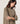 Cashmere mock neck oversized jumper - Beige