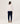Round-neck ribbed cashmere sweater - White