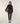 Round-neck merino wool sweater - Black