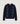 Round neck jacquard sweater - Navy Blue