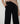Pantalon large en maille - Noir