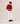 Round-neck merino wool sweater - Red