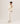 Merino wool V-neck sweater - White Ecru