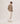 Merino wool V-neck pullover - Dark beige