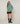 Heathered funnel neck sweater - Green