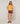 Long heathered mock neck short-sleeve sweater - Jaune