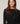 Long-sleeved draped t-shirt - Black