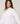 White oversized 3/4-sleeve shirt