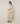 Short fitted wool cardigan with puff sleeves - Marl beige