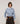 Short wool cardigan with puffed sleeves - Sky Blue