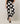 Pantalon droit en toile imprimée - Pois