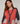 Gilet tricolore en laine mérinos - Orange Corail