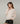 Oversized V-neck wool sweater - Beige Chair