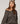 Oversized wool V-neck sweater - Mouse Gray