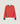Tricolour round-neck merino wool sweater - Orange Corail