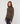 Mock-neck T-shirt - Marron