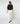 Pantalon large en velours - Ecru