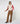 Pantalon large en velours - Taupe