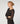Two-material wool sweater
