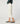 Long knit skirt - White Ecru