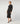 Long knitted dress - Black