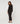 Flared long-sleeve T-shirt - Noir