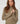 Mock-neck T-shirt - Taupe