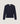 Long-sleeve peplum sweater - Marine