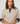 Two-tone polo sweater - Beige Chiné
