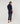 Two-tone polo sweater - Marine