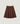 Short knit skirt - Marron