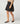 Short knit skirt - Noir